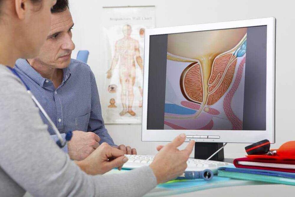 Diagnosis sa prostate adenoma gamit ang mga instrumento nga pamaagi