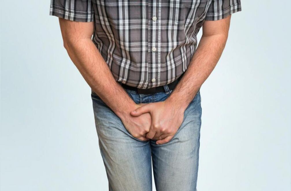 kasakit sa groin uban sa laygay nga prostatitis